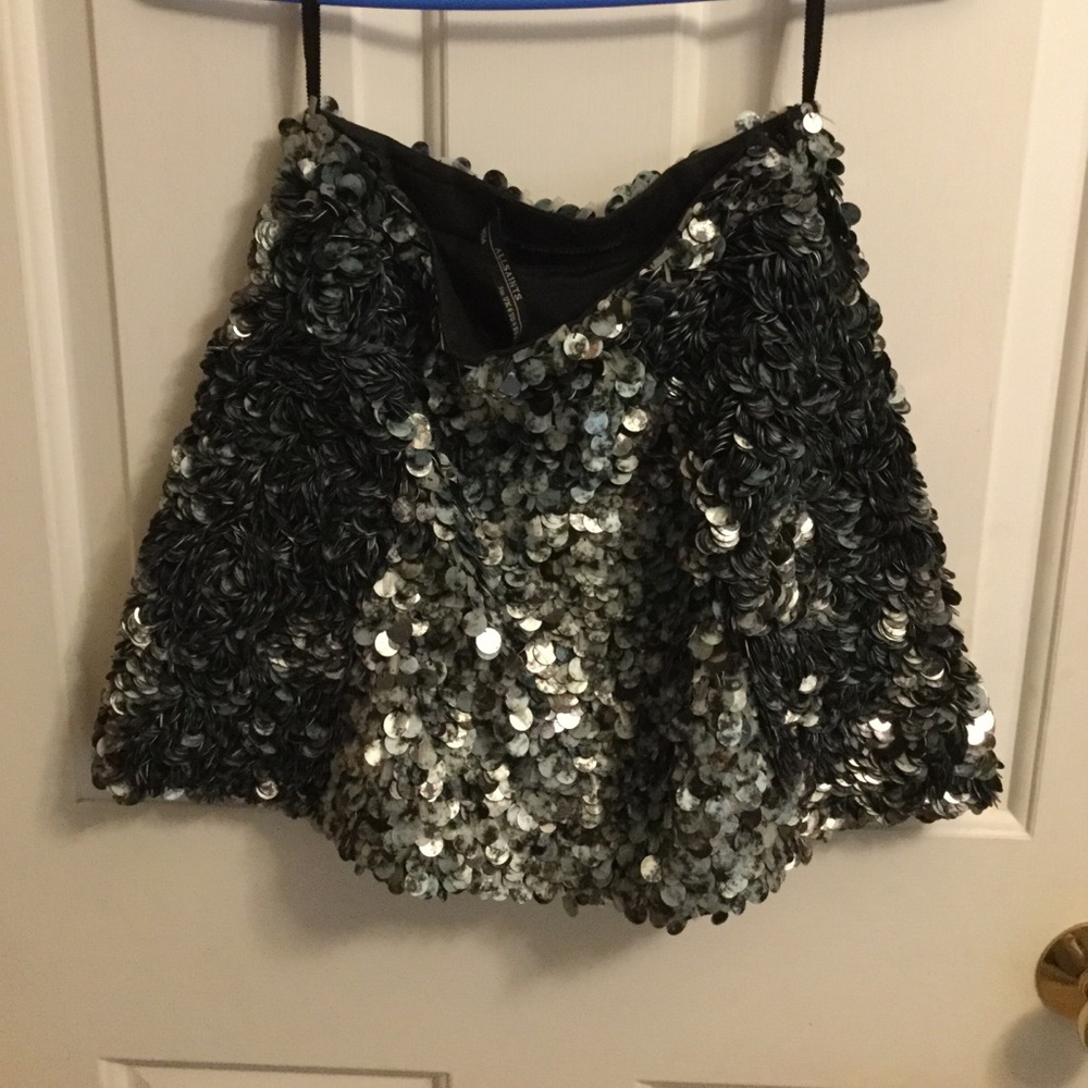 AllSaints Embellished Skirt